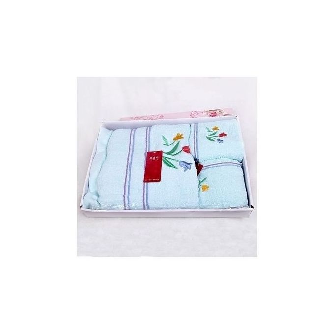 universal baby towel sets - 3 in 1 - blue