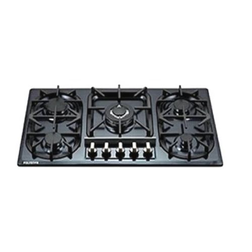 90cm 5 Gas Burner Built-in Gas Hob With Pan Support