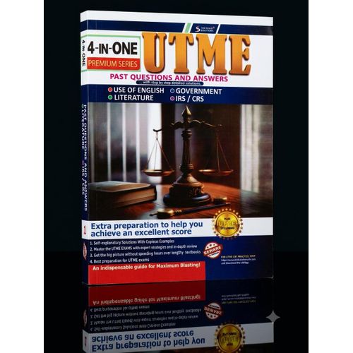 Original 4 In 1 JAMB-UTME Past Question For Arts & Law Students
