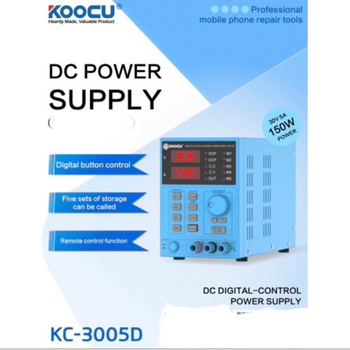 DC Power Supply Mobile Phone & Laptop Repair - Provides Controlled Voltage and Current To a Phone or Laptop Motherboard, Allowing Technicians to Diagnose Faults, Power ON Devices without a battery, and Locate Short Circuits.