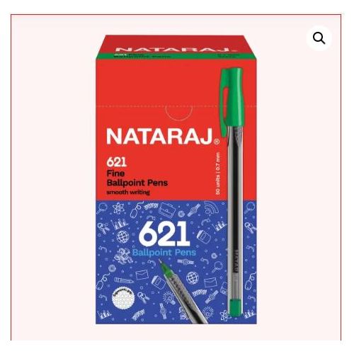 Green 0.7mm Ballpoint Pen Pack of 50