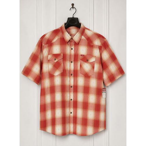 Wrangler's Men's Premium Patterned Shirt (Red)