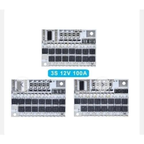 3s100a Bms Board White 3s 100a Lifepo4 Lithium Battery Protection Balance - 3 Pcs