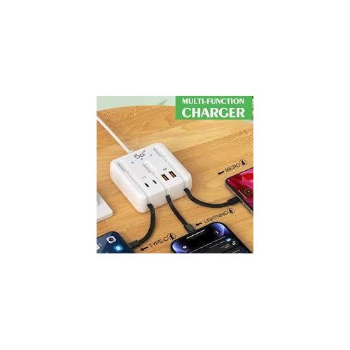 66W Multi-Function Anti-Static Power Socket Charger