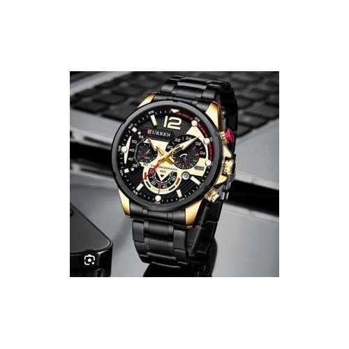 Curren Sophisticated Quality Non Fading Men's Wristwatch Plus free gift