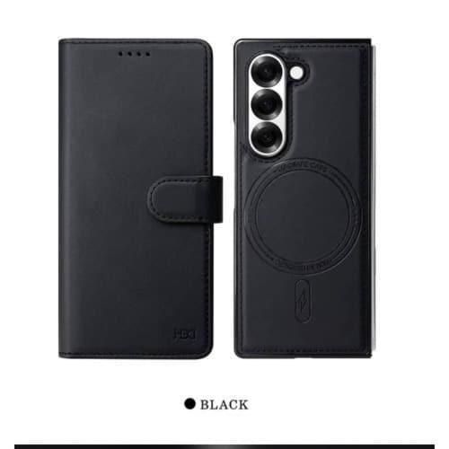 Galaxy Fold 7 leather flip case