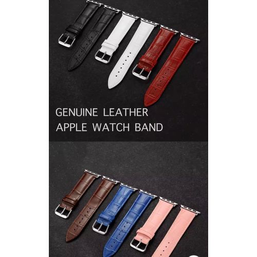 Apple watch replacement Strap Band leather 42/44/49mm leather2
