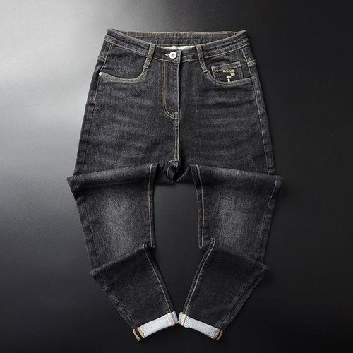 Non Faded Smart Quality Denim Jean Trouser For Men- ORIGINAL Stock Black Jean