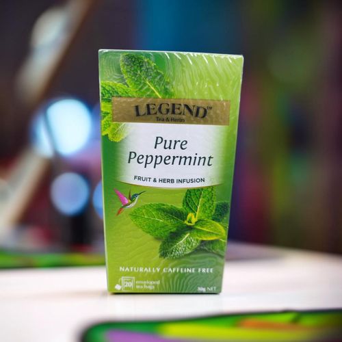 Pure peppermint Green Tea With Fruit and Herbal Infusion