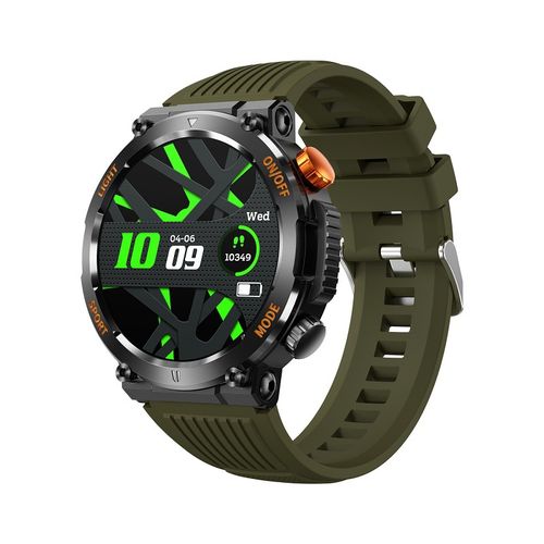 Smartwatch HT17 Outdoor Heart Rate Sporty Round BT Talking Triple Defence Watch