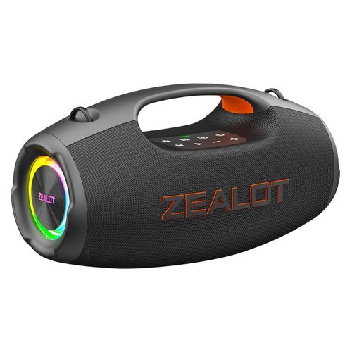 S86 60W Portable Wireless Speaker, IPX6 Waterproof with RGB Light TF/AUX/USB Supported, Dual Stereo for Outdoor Party