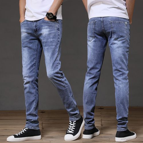 Mens Non Fade Blue Jeans