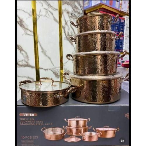 Uakeen Germany 10-Piece Stainless Steel pot