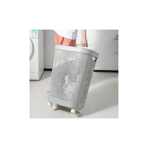 Plastic Laundry Basket With Lid