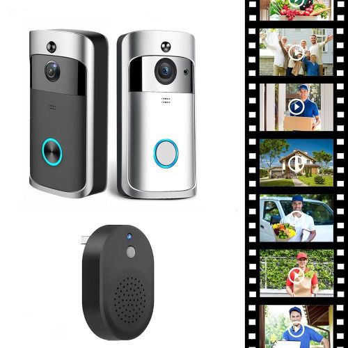 Smart WiFi Video Doorbell Camera with Night Vision & Two-Way Audio