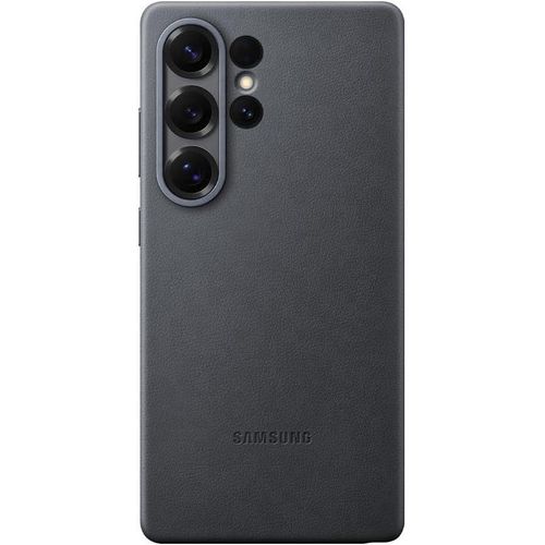 S25 Ultra Kindsuit Case - Premium Vegan Leather, Slim Protective Cover - Black