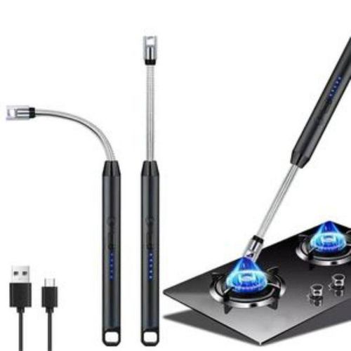 Rechargable Electric lighter with usb cord for Gas Stoves, Barbecue And Candles Lightening Gas Lighter- 1 PCS