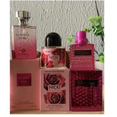 Fragrance World NICHE FRAGRANCE NICKI WOMEN EAU DE PARFUM 50ML & SUMMER PINK 25ML 3PCS COMBO