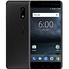 6 5.5-Inch IPS (3GB, 32GB ROM) Android 7.1 Nougat, 16MP + 8MP Hybrid Dual SIM LTE Smartphone - Black
