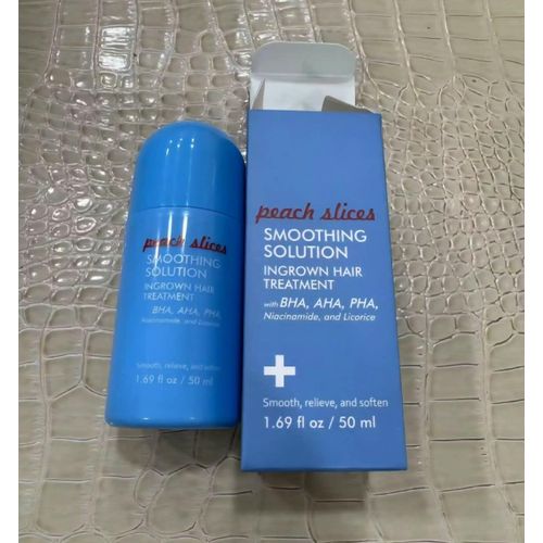 peach slices smoothing solution ingrown hair treatment