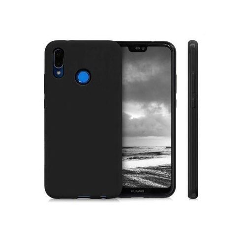 Y9 2019 Soft Protective Silicone Back Case - Black