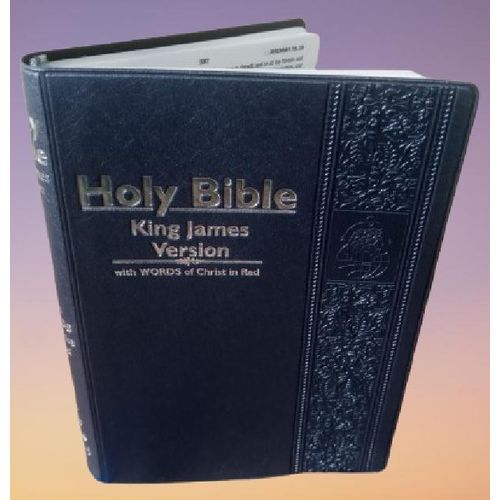 Holy Bible KJV Compact Reference,Easy to read,Concordance,End-of-Verse References,Words of Christ in Red