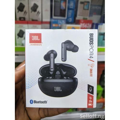 BUDSPOR4 Snug Fit Wireless Bluetooth Bass Earbuds