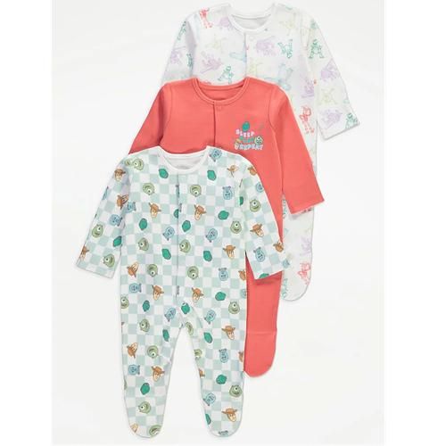 Baby Sleeosuits - 3 Pack