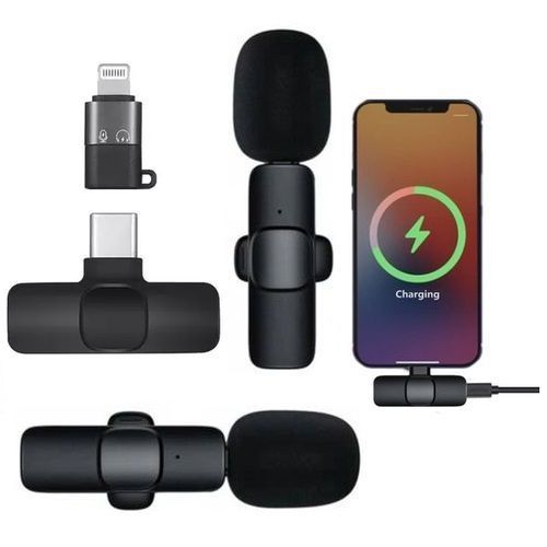 K9 Dual 2 In 1 Wireless Lavalier Microphone For IPhone Type C