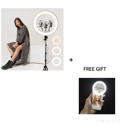 18 Inches Brightest Led Ringlight Stand & Selfie Ringlight