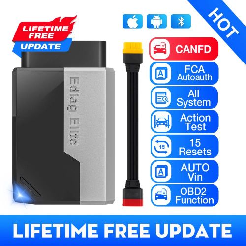 OBDii No Subscription Lifetime Update Kingbolenn Ediag elite wit Cable ALL Software Bi Directional 15 Reset CANFD Protoco OBD2 Scanner