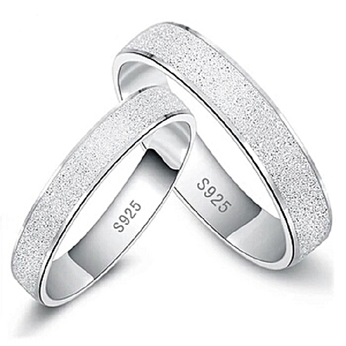 Fashion 925 Sterling Silver Wedding Ring Couple S Jumia Com Ng