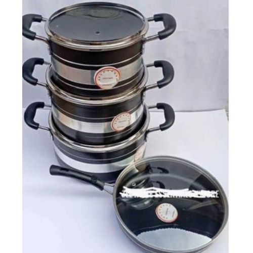 3 Set of quality cookware with Frying pan
