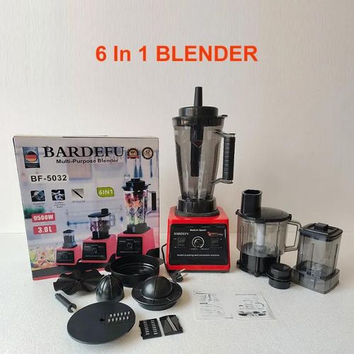 3L BARDEFU 6in1 Multi-purpose Blender And Juicer Sets - 9500W