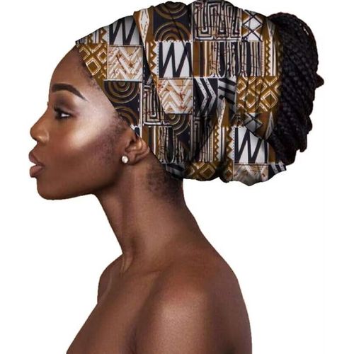 50×180cm African Tribal Print Head Wrap Polyester Geometric Pattern