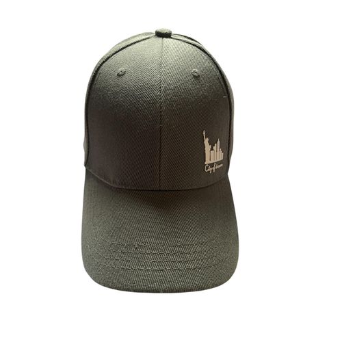 Trending City of Dreams Unisex Embroidered Baseball Cap/hat - Olive Green / Khaki