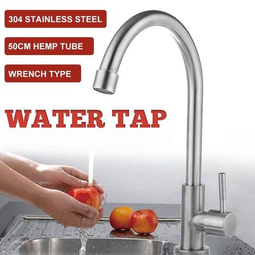 304 Stainless Steel Faucet Large Vertical Water Tap
