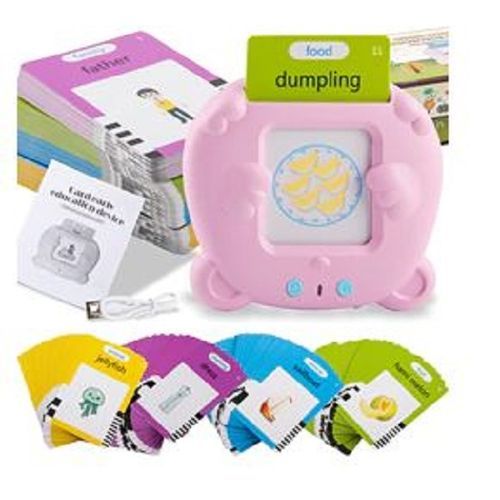 Kids Early Learning Vocab Talking Flash Cards - Rechargeable