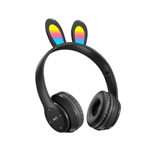 Rabbit Ears Wireless On-Ear Headset With Mic, Blue - B12