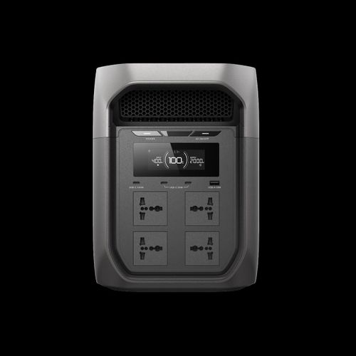 EcoFlow DELTA 3 Max – 2048Wh / 2400W Premium Solar Generator with free solar fan - 5yrs warranty