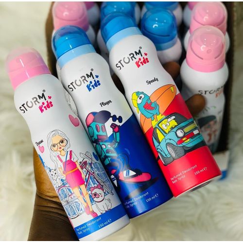 Kids Perfumed Deodorant Body Spray 3pcs – Long Lasting Fresh Fragrance for Children