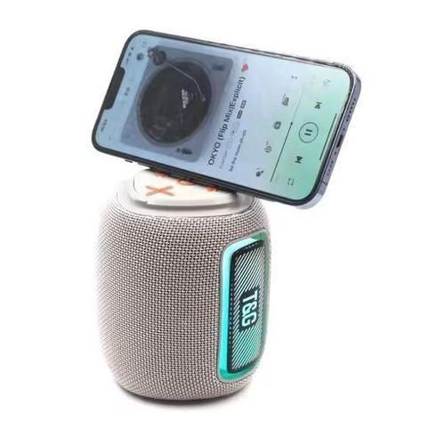 TG-415 Wireless Portable Waterproof Fabric BT Speaker Stereo Bass Woofer Sound HIFI Music Multicolor Outdoor Speaker FM Radio (BLACK)