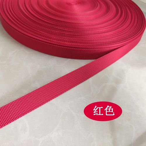 Width 10mm Thickened Densified Nylon Belt Polyester Webbing Waist Strap Backpack Strap Flat strap Shoewear Knapsack Strapping Bags Crafts DIY Belt Bag Dog Accessories