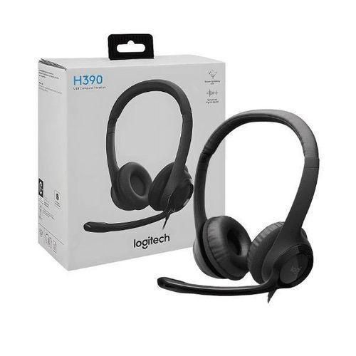 H390 USB Headset Noise-Canceling Microphone