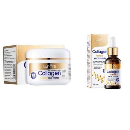 Collagen anti aging face cream & serum