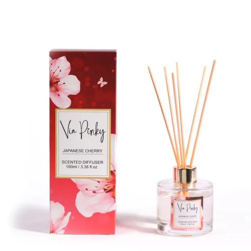 ViaPinky Japanese Cherry Scented Reed Diffuser 100ml