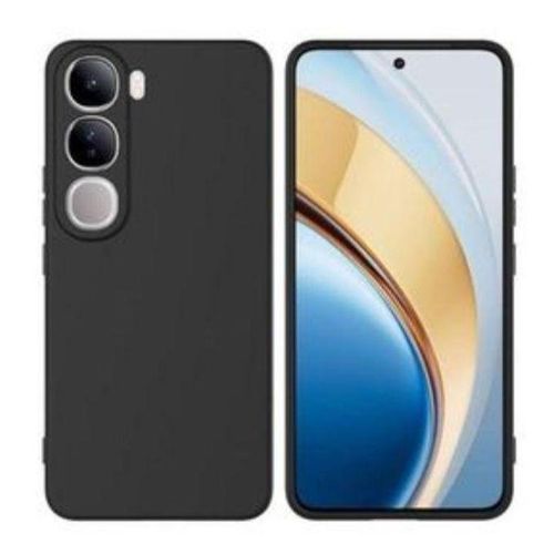 Silicon Back Case For Vivo Y19s - Black