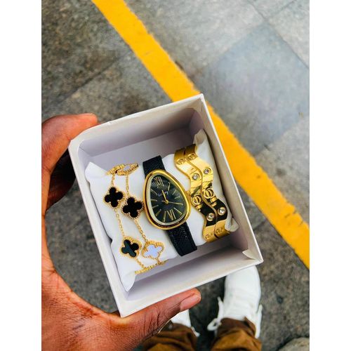Classy watch & bracelet set