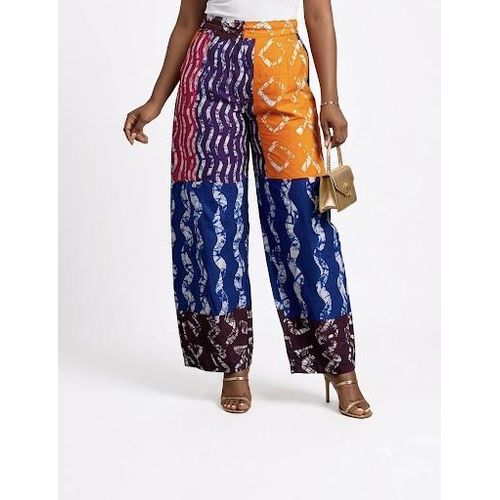 Patchwork Baggy Pant