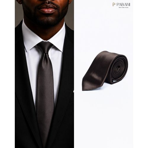 Executive Espresso Brown Mens Tie For Wedding